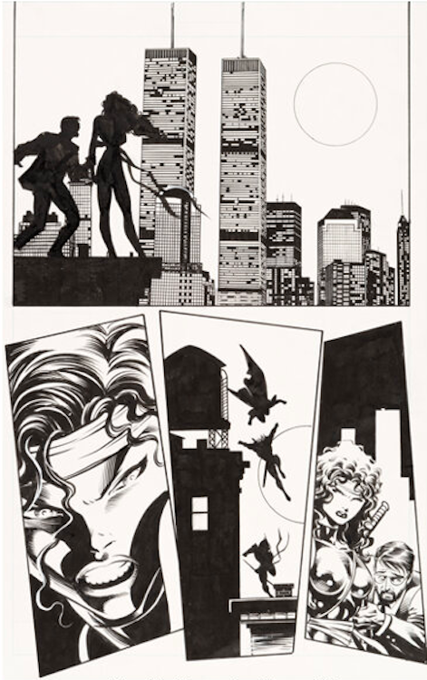 Elektra #9 Page 9 by Mike Deodato sold for $1,170. Click here to get your original art appraised.