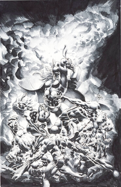 New Avengers #21 Cover Art by Mike Deodato sold for $2,640. Click here to get your original art appraised.