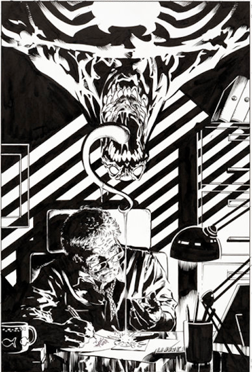 Venom #13 Cover Art by Mike Deodato sold for $1,560. Click here to get your original art appraised.