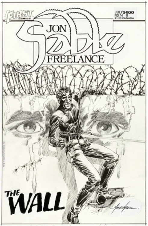 Jon Sable, Freelance #14 Cover Art by Mike Grell sold for $5,260. Click here to get your original art appraised.