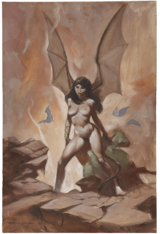 Batwoman Painting by Mike Hoffman sold for $900. Click here to get your original art appraised.