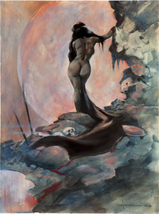 Fantasy Nude Painting by Mike Hoffman sold for $1,850. Click here to get your original art appraised.