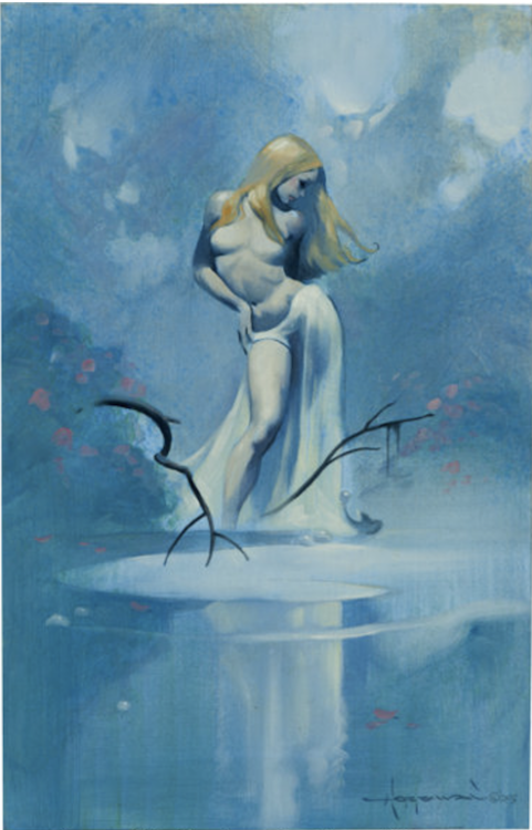 Lady of the Lake Painting by Mike Hoffman sold for $2,150. Click here to get your original art appraised.