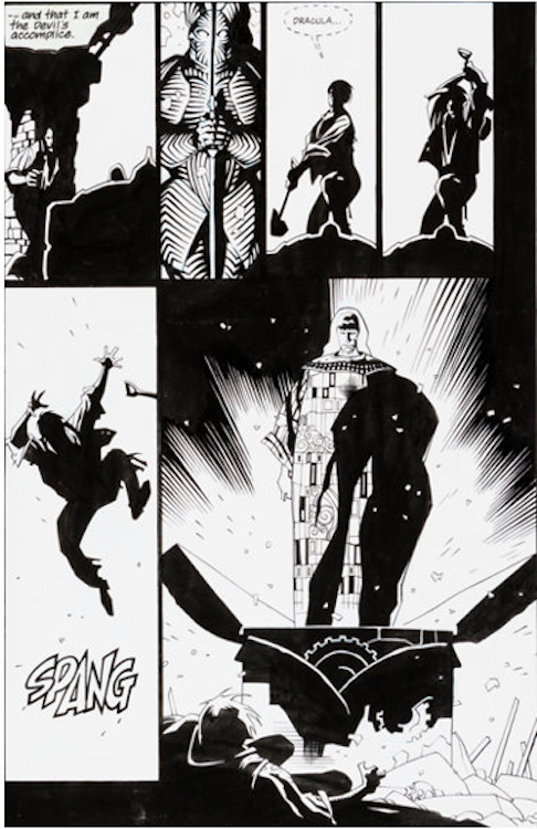Dracula #2 Page 4 by Mike Mignola sold for $19,120. Click here to get your original art appraised.
