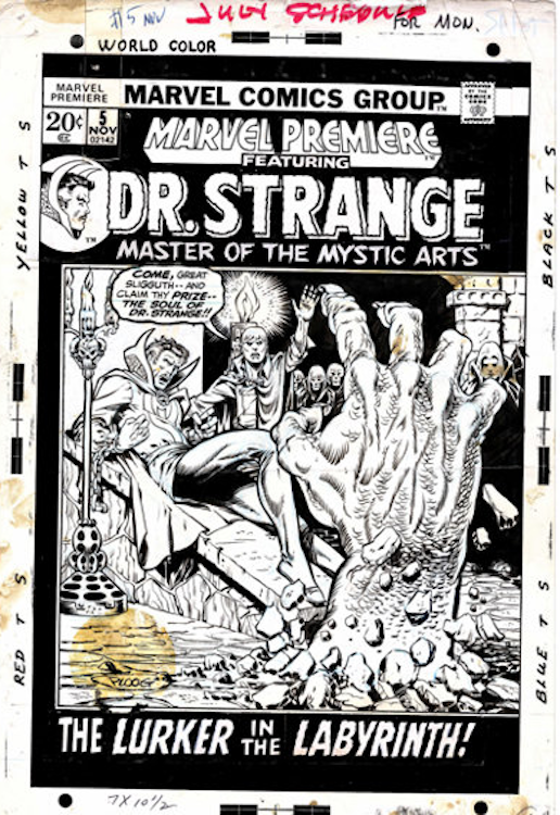 Marvel Premiere #5 Cover Art by Mike Ploog sold for $5,520. Click here to get your original art appraised.