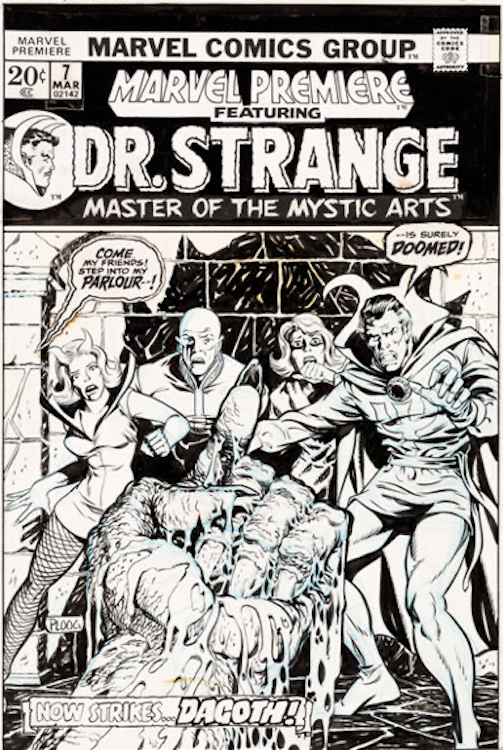 Marvel Premiere #7 Cover Art by Mike Ploog sold for $21,600. Click here to get your original art appraised.