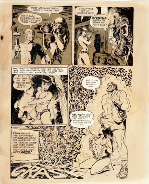 Vampirella #14 Page 3 by Mike Ploog sold for $1,075. Click here to get your original art appraised.