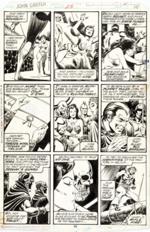 John Carter Warlord of Mars #23 Page 6 by Mike Vosburg sold for $840. Click here to get your original art appraised.