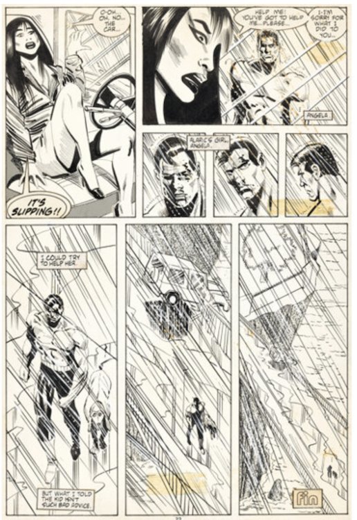 Punisher #5 Page 22 by Mike Vosburg sold for $1,560. Click here to get your original art appraised.