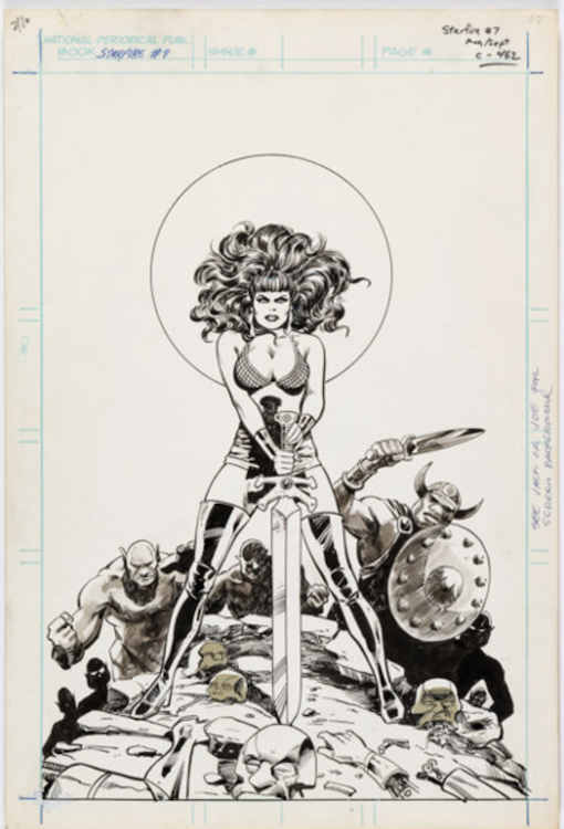 Starfire #7 Cover Art by Mike Vosburg sold for $2,280. Click here to get your original art appraised.