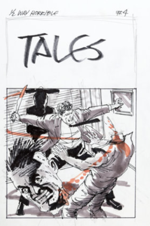 Tales From the Crypt Preliminary Illustration by Mike Vosburg sold for $335. Click here to get your original art appraised.
