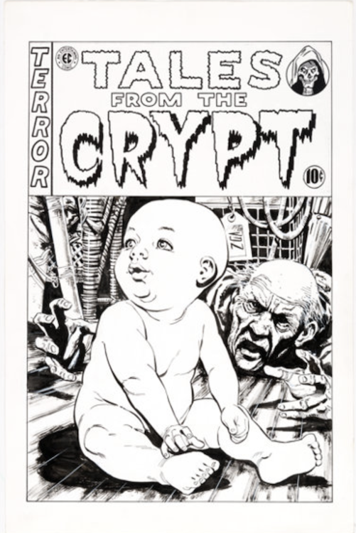 Tales of the Crypt T.V. Series Cover Art by Mike Vosburg sold for $575. Click here to get your original art appraised.