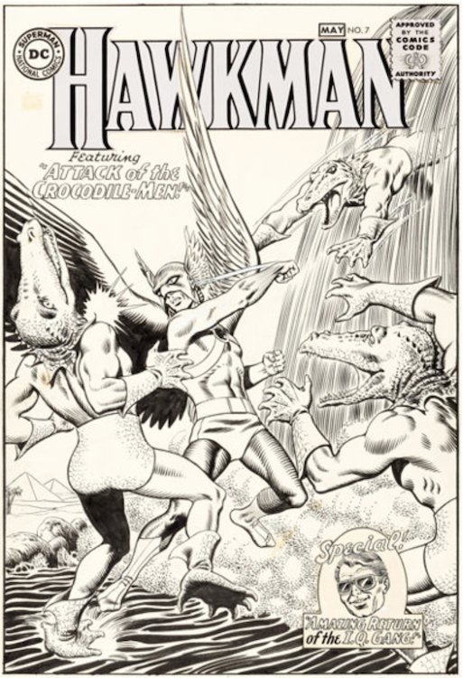 Hawkman #7 Cover Art by Murphy Anderson sold for $49,200. Click here to get your original art appraised.