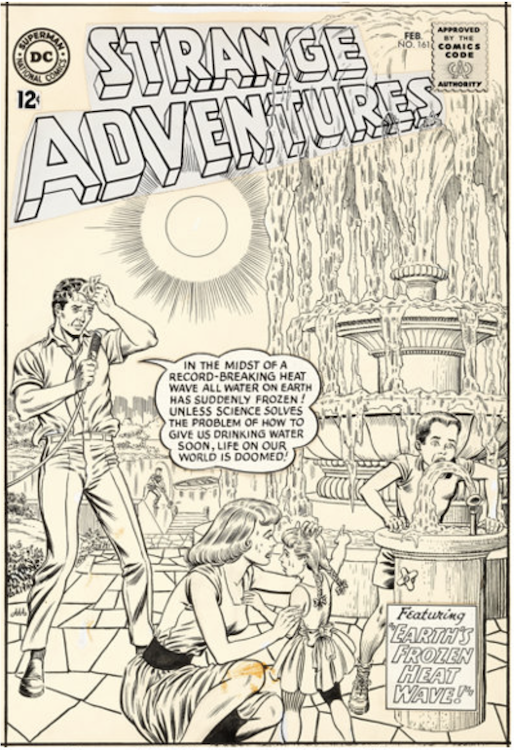 Strange Adventures #161 Cover Art by Murphy Anderson sold for $8,400. Click here to get your original art appraised.