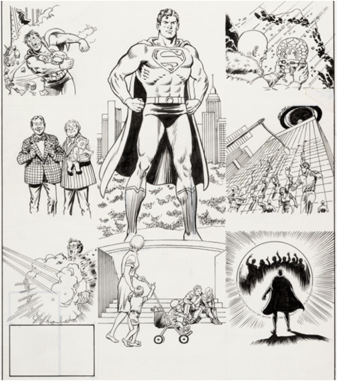 Superman #423 Cover Art by Murphy Anderson sold for $52,800. Click here to get your original art appraised.