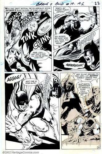 Brave and the Bold #79 page 22 by Neal Adams. Click to see value of Adams original artwork