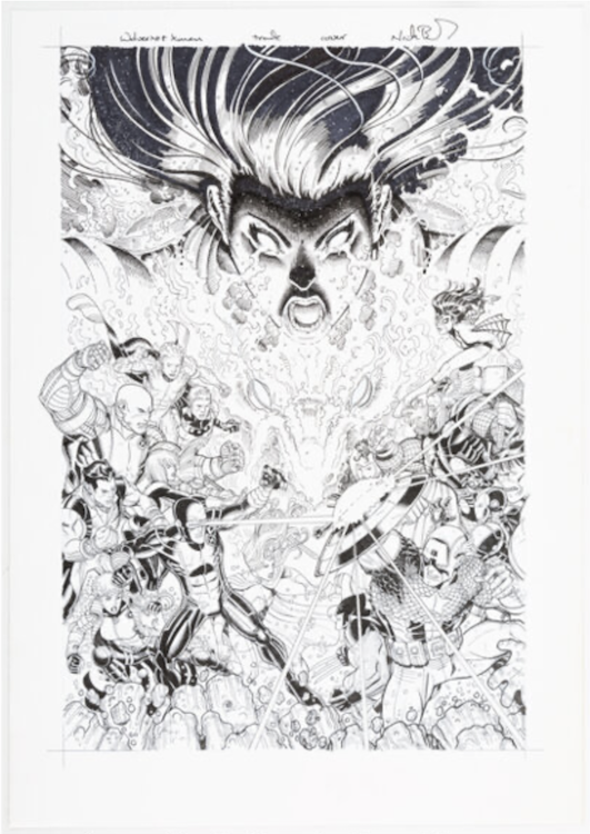 Avengers vs. X-Men Variant Cover Art by Nick Bradshaw sold for $3,000. Click here to get your original art appraised.