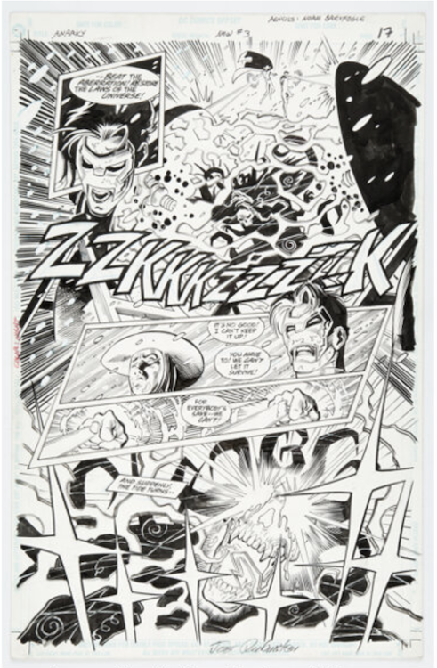 Anarky #3 Page 17 by Norm Breyfogle sold for $410. Click here to get your original art appraised.