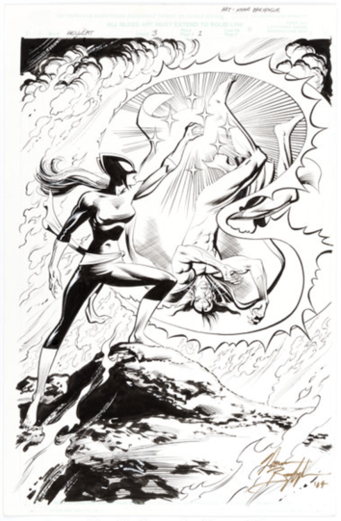 Hellcat #3 Splash Page 1 by Norm Breyfogle sold for $600. Click here to get your original art appraised.