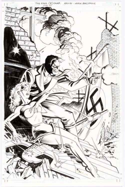 The Rook Cover Art by Norm Breyfogle sold for $660. Click here to get your original art appraised.