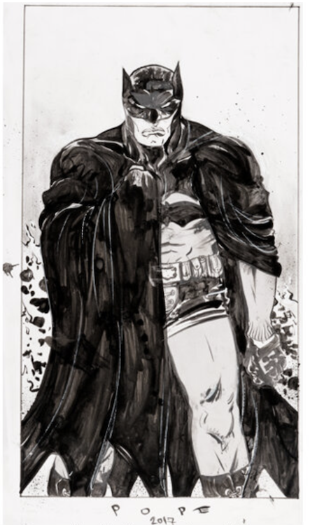 Batman Specialty Illustration by Paul Pope sold for $3,960. Click here to get your original art appraised.