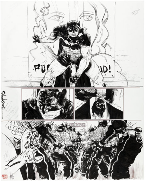 Batman: Year 100 #2 Page 42 by Paul Pope sold for $4,560. Click here to get your original art appraised.