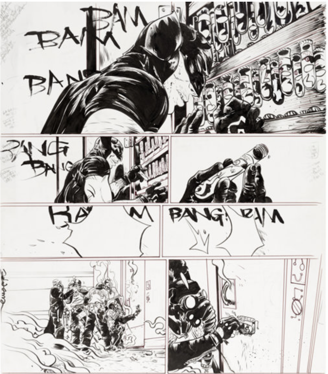 Batman: Year 100 #3 Page 10 by Paul Pope sold for $3,585. Click here to get your original art appraised.