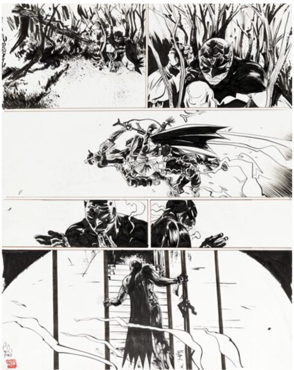 Batman: Year 100 #4 Page 34 by Paul Pope sold for $7,200. Click here to get your original art appraised.