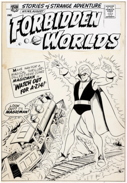 Forbidden Worlds #126 Cover Art by Pete Constanza sold for $2,880. Click here to get your original art appraised.