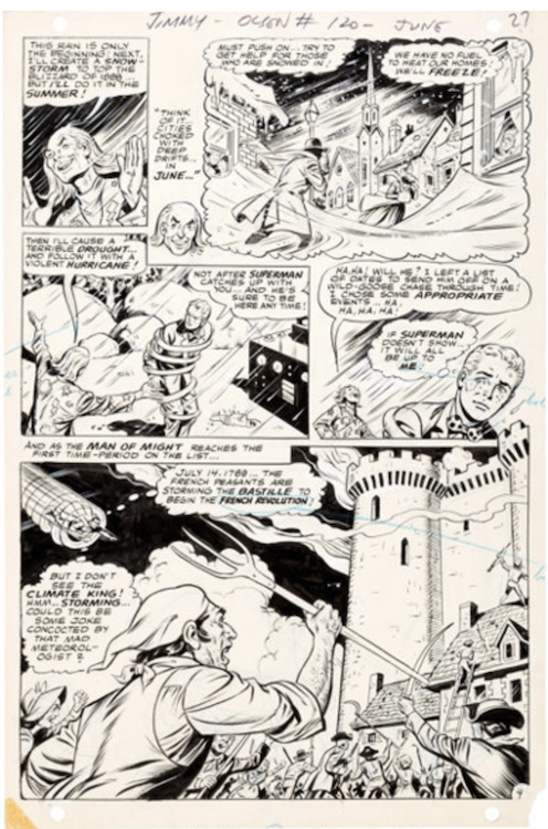 Superman's Pal Jimmy Olsen #120 Page 4 by Pete Costanza sold for $330. Click here to get your original art appraised.