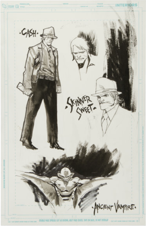 American Vampire Concept Sketch by Rafael Albuquerque sold for $155. Click here to get your original art appraised.