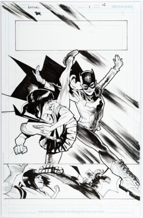 Batgirl #1 Page 12 by Rafael Albuquerque sold for $410. Click here to get your original art appraised.