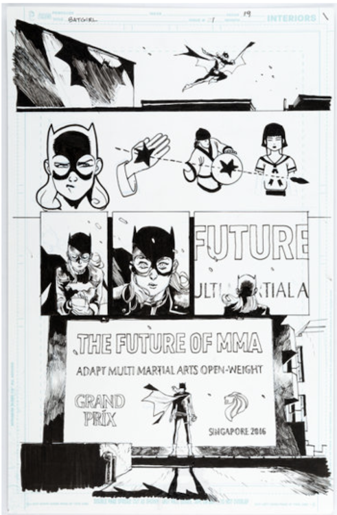 Batgirl #1 Page 19 by Rafael Albuquerque sold for $290. Click here to get your original art appraised.