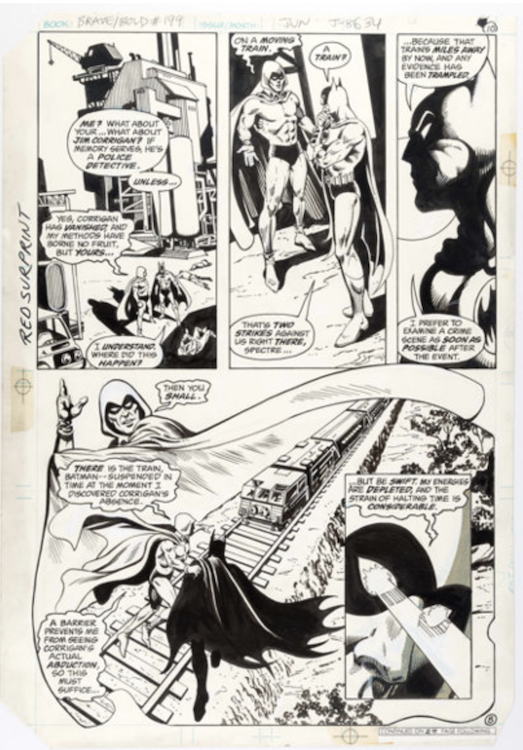Brave and the Bold #199 Page 8 by Rick Hoberg sold for $2,030. Click here to get your original art appraised.