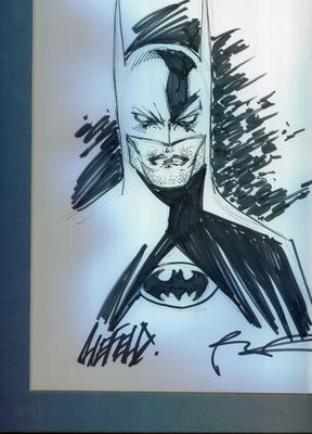 Rob Liefeld Batman portrait