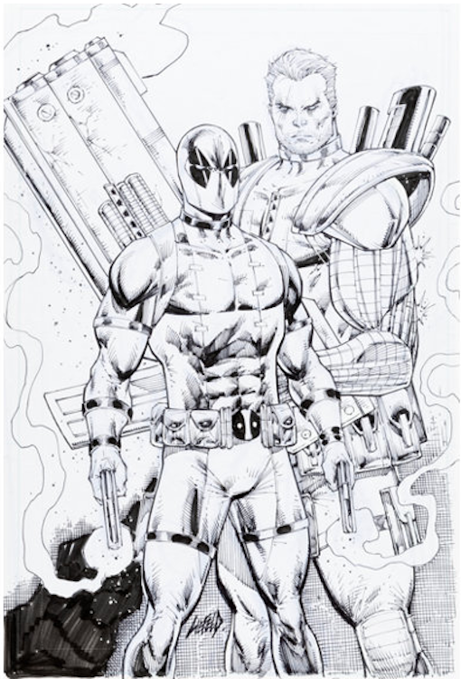 Cable / Deadpool Annual #1 Variant Cover Art by Rob Liefeld sold for $4,320. Click here to get your original art appraised.