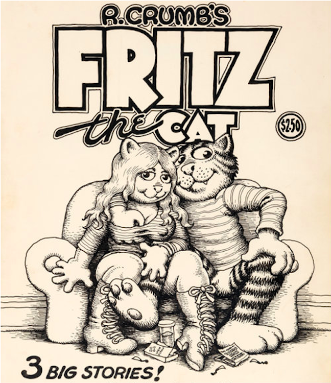 Fritz the Cat #1 Cover Art by Robert Crumb sold for $717,000. Click here to get your original art appraised.