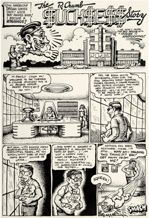 The People's Comic #1 Page #4 by Robert Crumb sold for $203,150. Click here to get your original art appraised.