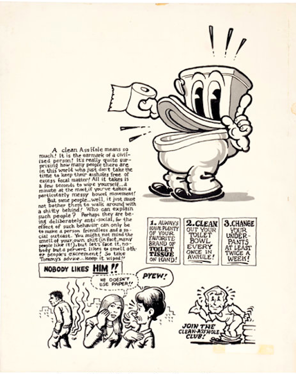Your Hytone Comix Back Cover Art by Robert Crumb sold for $22,705. Click here to get your original art appraised.