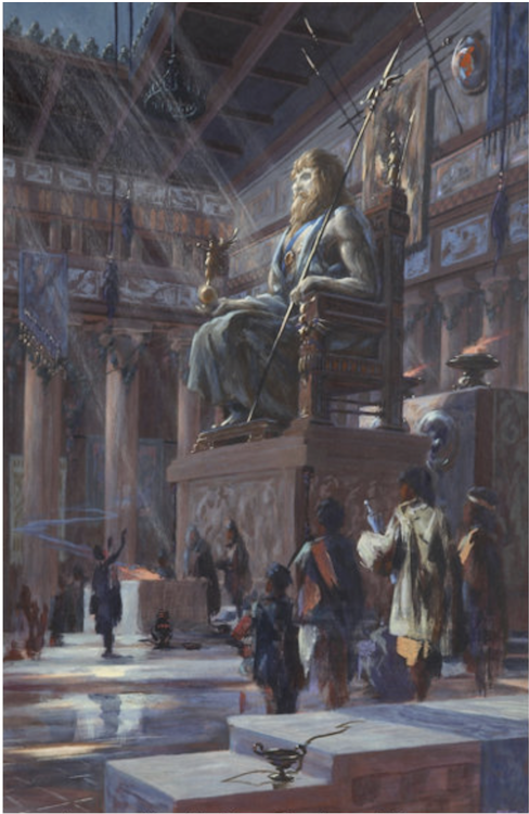 Statue of Zeus at Olympia Painting by Roy Krenkel sold for $8,365. Click here to get your original art appraised.