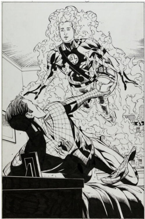 The Amazing Spider-Man #700.5 Page 2 by Sean Chen sold for $1,375. Click here to get your original art appraised.