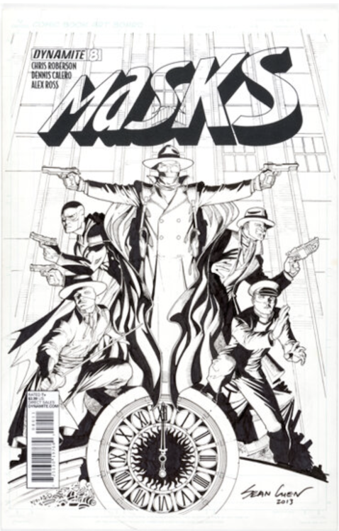 Masks #8 Cover Art by Sean Chen sold for $840. Click here to get your original art appraised.