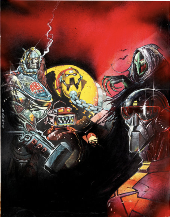 2000 AD Program #556 Cover Art by Simon. Bisley sold for $6,570. Click here to get your original art appraised.