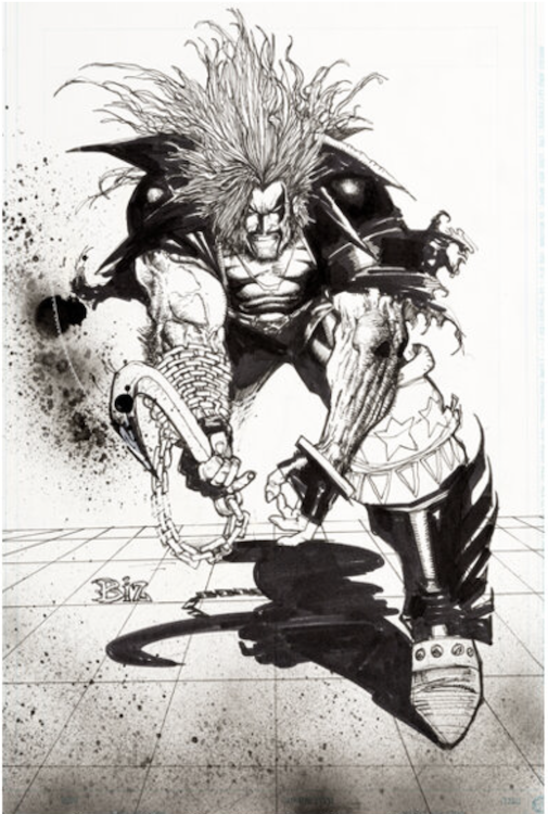 Lobo Illustration by Simon Bisley sold for $10,200. Click here to get your original art appraised.