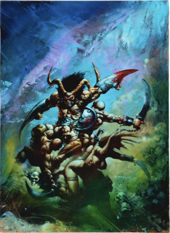 Lord Tyler of Melting Pot Cover Art by Simon Bisley sold for $14,340. Click here to get your original art appraised.