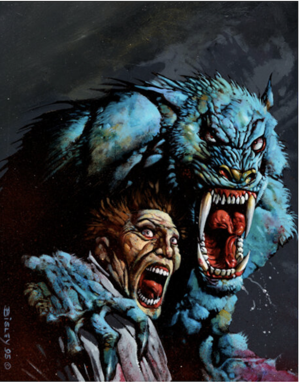 Werewolf & Victim Illustration by Simon Bisley sold for $14,400. Click here to get your original art appraised.