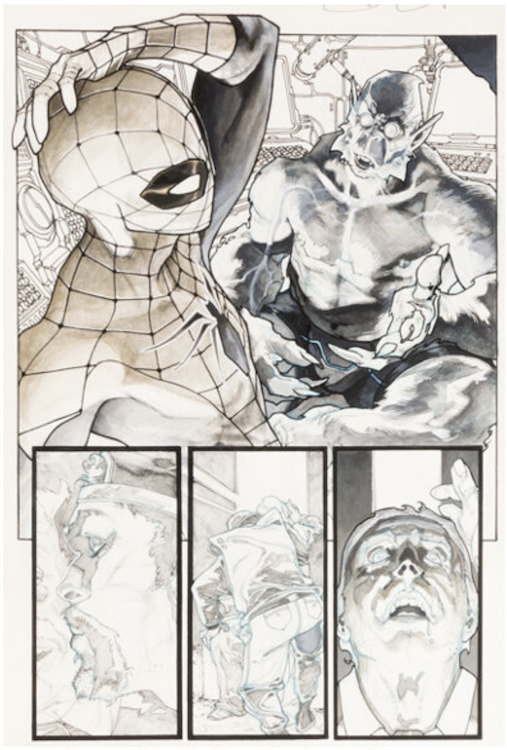 The Amazing Spider-Man Volume 4 #1.3 Page 20 by Simon Bianchi sold for $875. Click here to get your original art appraised.