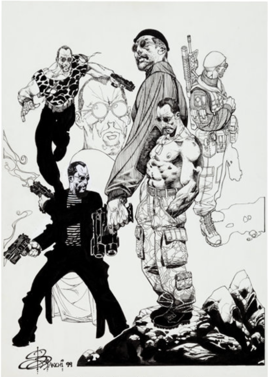 Leon, The Professional Illustration by Simon Bianchi sold for $215. Click here to get your original art appraised.