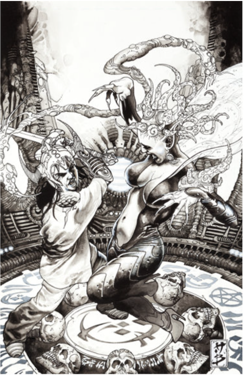 Seven Soldiers: Shining Knight #4 Cover Art by Simon Bianchi sold for $1,195. Click here to get your original art appraised.