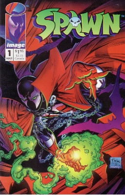 Spawn #1 is Todd McFarlane's first comic under the Epic banner. It sold over 1m copies. Click for values